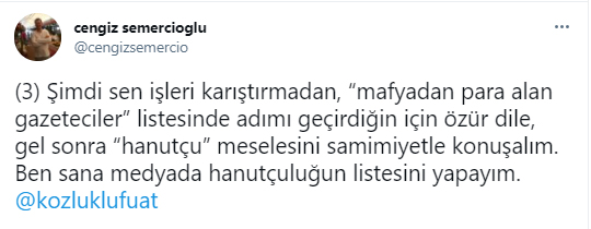 cengiz semercioğlu twitter