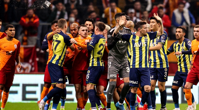 Galatasaray Fenerbahçe derbisini Fener kazanınca kavga çıktı